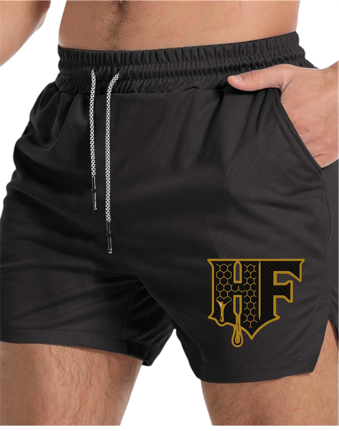 Casual Hive Wrap Shorts